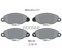 Brake Pads Set 2343401 Front Textar 1144288 1318147 1415168 1465168 1C152K021AC