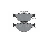 TEXTAR 2344801 Brake pad set
