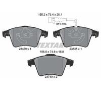 Textar 2346901 Front Brake Pad Set Fits VW Touareg