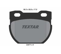 Textar Brake Pads 2347103 – Genuine OE Rear Full Set of 4 for Land Rover