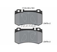 Textar 2347801 Rear Brake Pad Set Fits Brabus Mercedes 60S Cls E-class S-class