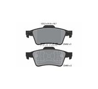 Textar Brake Pad Set 2348202 - Rear Full Set of 4, Genuine OE for Nissan & Renault