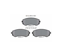 TEXTAR 2350201 Brake pad set