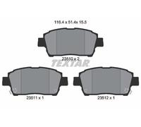 TEXTAR 2351002 Brake Pad Set, disc brake for BYD,ENGLON,FAW (TIANJIN),FENGXING,G