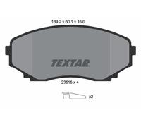 TEXTAR 2351501 Brake Pad Set, disc brake for FORD ASIA & OCEANIA,MAZDA