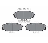 BRAKE PAD SET DISC BRAKE 2351801 FOR HYUNDAI GALLOPER/II MITSUBISHI 6G72 3.0L