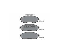 TEXTAR 2353601 Brake Pads Set Front for H-1 Porter H100