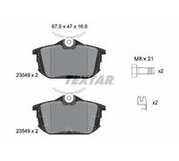 TEXTAR 2354901 Brake Pad Set, disc brake for HAIMA (FAW),MITSUBISHI,PROTON,SMART