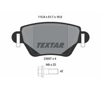 TEXTAR 2355702 Brake Pad Set, disc brake for CHANA,FORD (CHANGAN),RENAULT