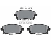 Textar Rear Axle Disc Brake Pad Set 2355802 – Genuine OE – Fits Mitsubishi Subaru