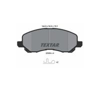 TEXTAR 2358403 Brake Pads Set Front for Sebring Avenger Caliber Patriot Compass