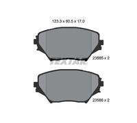 For Toyota Genuine OE Textar Brake Pads Full Set Of 4 Front 2358501