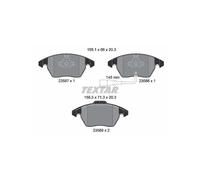 TEXTAR 2358701 Brake Pads Set Front for Golf A3 Octavia Caddy Altea Ibiza Fabia