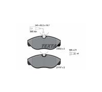 TEXTAR 2360201 Brake Pads Set Front for Ducato Boxer JUMPER