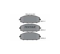 TEXTAR 2361101 Brake Pads Set Front for Nissan Patrol
