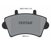 TEXTAR 2361301 Brake pad set