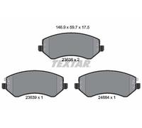 TEXTAR 2363801 Brake Pad Set, disc brake for CHRYSLER,DODGE,JEEP