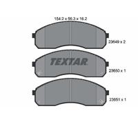 Brake pads 2364901 TEXTAR for KIA PREGIO Van SEDONA I SEDONA Mk II