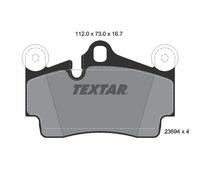 TEXTAR 2369402 Brake Pad Set, disc brake for ,AUDI,PORSCHE,VW