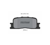 TEXTAR 2370201 Brake Pads Set Rear for Highlander Camry ES Wish