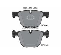 TEXTAR 2373001 Brake Pad Set, disc brake for BENTLEY,BMW,ROLLS-ROYCE