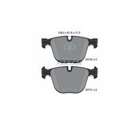 TEXTAR 2373001 Brake Pads Set Rear for 5 X6 X5 6 7 3 Azure Phantom 1 Arnage Broo