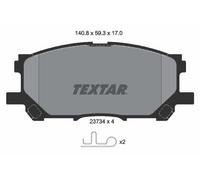 Textar 2373401 Front Brake Pad Set Fits Huanghai Leopaard Lexus Toyota Cs10 V3