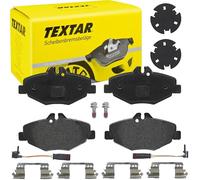 Textar Front Brake Pad Set 2374303 - Full Set of 4 - With Wear Warning Contact - Fits Mercedes-Benz