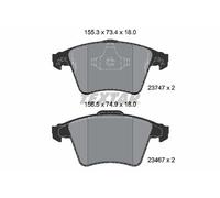 Textar 2374702 Front Brake Pad Set Fits VW California Multivan Transporter