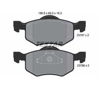Textar 2378701 Front Brake Pad Set Fits Ford Mazda Mercury Escape Mariner