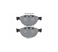 TEXTAR 2379101 Brake Pads Set Front for 5 6 7 Phantom