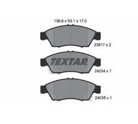 TEXTAR 2381701 Brake Pad Set, disc brake for SUZUKI,SUZUKI (CHANGHE)