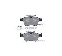 Textar Front Brake Pads fits Bentley Continental Flying Spur 2382201