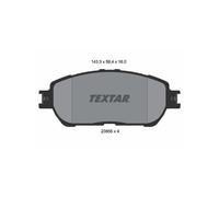 Textar Front Brake Pads 2385501 - Set of 4 - Fits Toyota & Lexus (Sienna Camry Alphard Avalon)