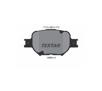 TEXTAR 2386401 Brake Pads Set Front for Corolla IS Celica Crown Matrix TC