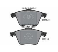 TEXTAR 2391202 Brake Pad Set, disc brake for CHEVROLET,OPEL,VAUXHALL