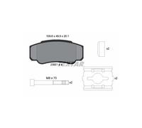 TEXTAR 2392101 Brake pad set