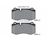 TEXTAR 2396001 Brake Pad Set, disc brake for BRABUS,MERCEDES-BENZ