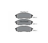 TEXTAR 2397001 Brake Pads Set Front for Nissan Navara NP300