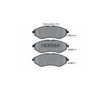 Textar 2397406 Front Axle Disc Brake Pad Set Fits Chevrolet Daewoo Proton