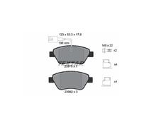 Genuine OE Textar Brake Pads Full Set Of 4 Front With Accessories 2397903