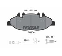 Textar Front Brake Pads fits Mercedes-Benz Viano Vito Vito/Mixto 2400701