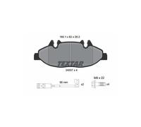 Genuine OE Textar Brake Pads Full Set Of 4 Front + Brake Caliper Screws 2400701