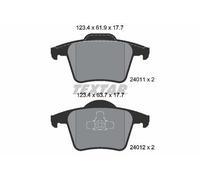 Textar 2401101 Rear Brake Pad Set Fits Volvo Asia Xc Classic Xc90