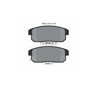 TEXTAR 2403901 Brake Pads Set Rear for Mazda RX-8