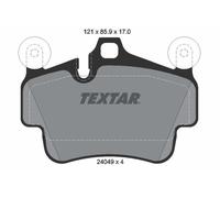 Textar 2404901 Front Rear Brake Pad Set Fits Porsche 911 Boxster Cayman