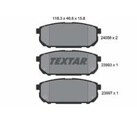 TEXTAR 2405801 Brake Pad Set, disc brake for KIA,TIANMA