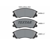 Textar Brake Pad Set 2405901 for Hyundai Terracan, JDMC Qiling/T7/Plus, Landwind