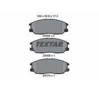 TEXTAR 2406801 Brake pad set