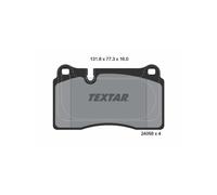 TEXTAR 2409803 Brake Pads Set Front for Leon Vanquish TT DB9 Vantage Virage A3 D